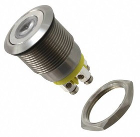 MPI001/TERM/AM, Pushbutton Switches Stainles Steel Vandl Resistant Switch