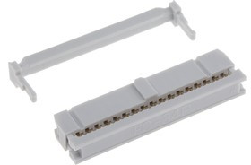 34-Way IDC Connector Socket for Cable Mount, 2-Row