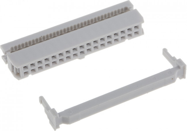 34-Way IDC Connector Socket for Cable Mount, 2-Row