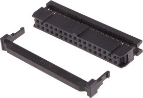 34-Way IDC Connector Socket for Cable Mount, 2-Row