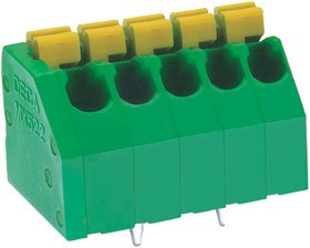 MP008134, Клеммная колодка типа провод к плате, 3.5 мм, 6 вывод(-ов), 20 AWG, 14 AWG, Зажим