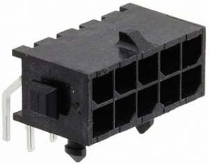 4-794618-0, Micro MATE-N-LOK Series Right Angle Through Hole PCB Header, 10 Contact(s), 3.0mm Pitch, 2 Row(s) 4-794618-0, Micro MATE-N-LOK Series Right Angle Through Hole PCB Header, 10 Contact(s), 3.0mm Pitch, 2 Row(s)