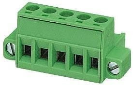 1882832, Pluggable Terminal Blocks 5 Pos 5.08mm pitch Plug 24-12 AWG Screw