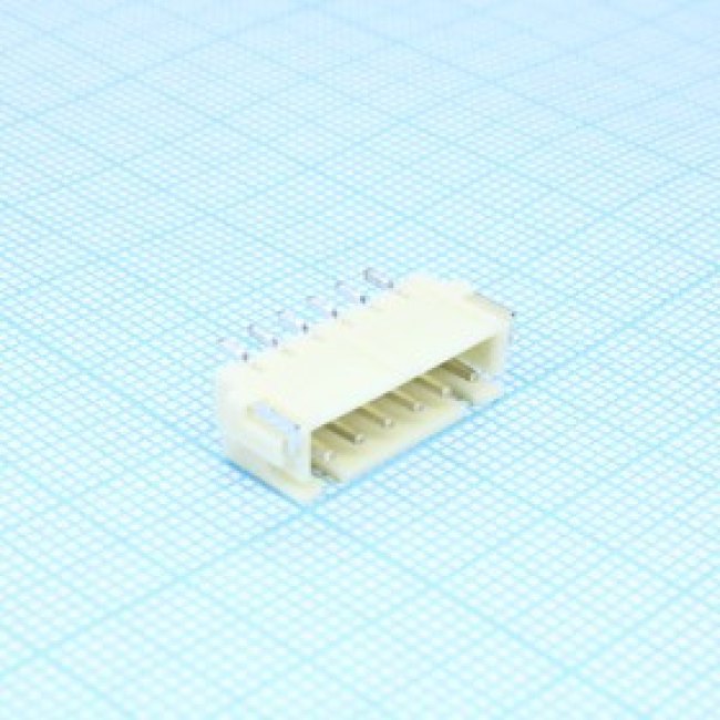 S6B-XH-SM4-TB (LF)(SN), Conn Shrouded Header (4 Sides) HDR 6 POS 2.5mm Solder RA SMD T/R