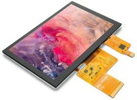 MIKROE-3903, TFT Displays &amp; Accessories 5" TFT display with capacitive touch 40pin connector