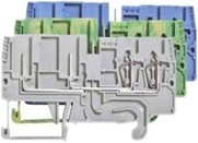 56.703.2155.6 - WKFN 2,5 2P/2F, WKFN Series Blue DIN Rail Terminal Block, Single-Level, Clamp Termination