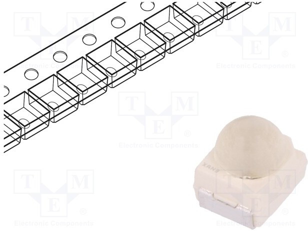 LP T655-Q1R2-25, LED; SMD; 3528,PLCC2; green; 97?192mlm; 71?180mcd; 3.4x3x3.5mm; 60° LP T655-Q1R2-25, LED; SMD; 3528,PLCC2; green; 97?192mlm; 71?180mcd; 3.4x3x3.5mm; 60°