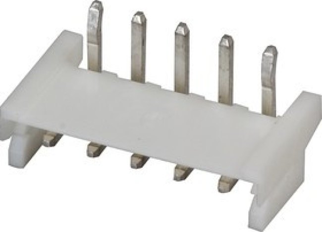 S5B-EH(LF)(SN), 1x5P EH 1 2.5mm 5 Brass PushPull,P=2.5mm Wire To Board / Wire To Wire Connector ROHS