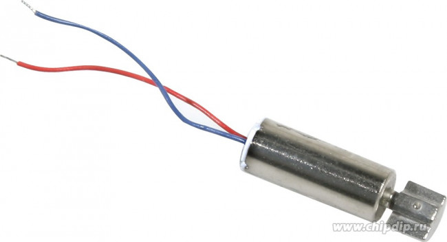 QX-6A-3V, Электродвигатель, 9000 об/мин., 3В, 20.7x6мм, вибромотор