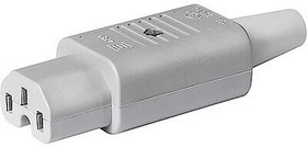3-122-692, C15 Cable Mount IEC Connector Socket, 15A, 250 V, Fuse Size 87.5 x 62mm 3-122-692, C15 Cable Mount IEC Connector Socket, 15A, 250 V, Fuse Size 87.5 x 62mm