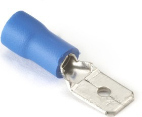 KLS8-01115-MDD2-250 (SG57643B) (TAI-2M) (BM250), Клемма ножевая 6.3мм, вилка, изолированная, провод