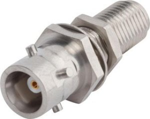 SF1187-6624, RF Adapters - Between Series ZMA Female (120o) to SMA F Adapter