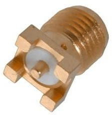 142-0711-202, RF Connectors / Coaxial Connectors SMT VERT JACK TR 50 OHM 18 GHZ GOLD