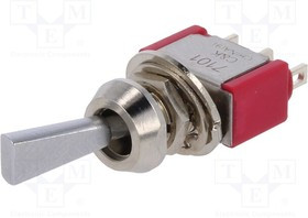 7101P3YZQE, Toggle Switches ON-ON SPDT SLDR MNT