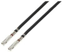 216300-1123, Rectangular Cable Assemblies MX150 F-F 225MM 14 AWG LEADS BK Sn
