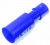 Клемма наконечник на кабель вилка "I", 4мм, обжимная, изол синий, LNG2-4M