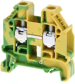 XW5G-S10-1.1-1, DIN Rail Terminal Blocks GroundTB Screw 10mm 1:1 1tier