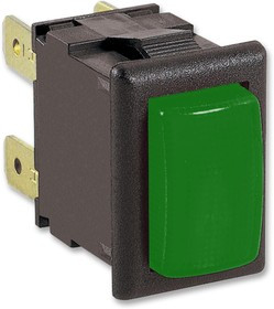 H8351ABAAH, Кнопочный переключатель, 8300, DPST, (Вкл.)-Выкл., Прямоугольный, Черный