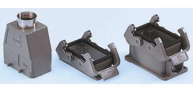 19300100756, Heavy Duty Power Connectors 10B CBL TO CBL M25 METAL 1 LEVER