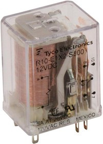 R10-E1X2-S800, RELAY, DPDT, 120VAC, 30VDC, 5A