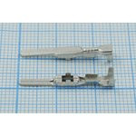 Клемма вилка, 2,2x0,3, 0,5-0,8мм2, луженая