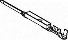 12040902-L, Automotive Connectors TERM MIC/P 100 MALE