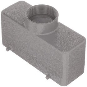 09340100401, Heavy Duty Power Connectors METAL HOOD HAN 24B 2 LVR LCKING