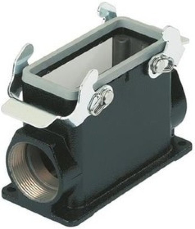 09370101271, Heavy Duty Power Connectors SURFACE MOUNTING HSG HAN 10B 2 SIDE ENTRY 09370101271, Heavy Duty Power Connectors SURFACE MOUNTING HSG HAN 10B 2 SIDE ENTRY