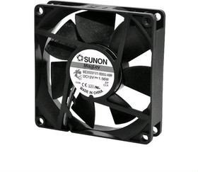 ME80201V2-000U-A99, Вентилятор осевой, 12В DC, 80х80х20мм, 0.095А, 1.14Вт, Vapo, 3000об/мин, 2 провода