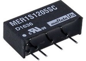 MER1S1205SC, DC/DC преобразователь на плату 1Вт 12-5В SIP Single MER1S1205SC, DC/DC преобразователь на плату 1Вт 12-5В SIP Single