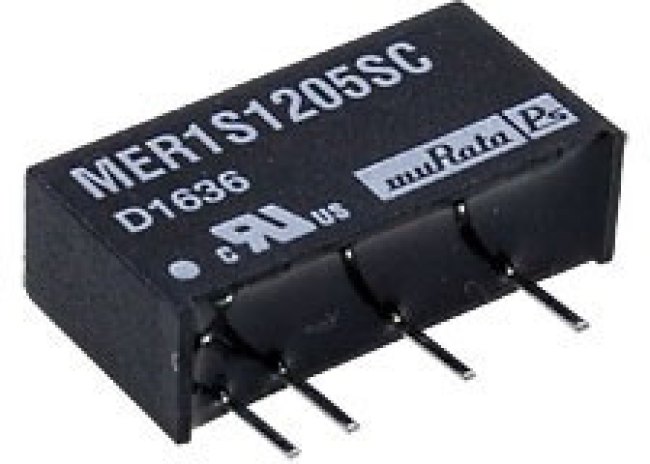 MER1S1205SC, DC/DC преобразователь на плату 1Вт 12-5В SIP Single