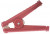 BU-102B-2, Crocodile Clip, Copper Contact, 300A, Red
