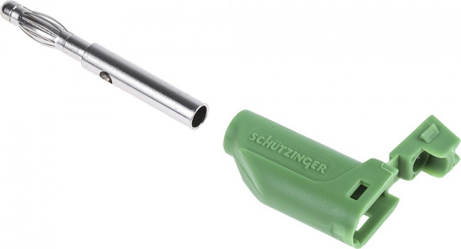 FK15S GREEN, Green Male Banana Plug, 4 mm Connector, Screw Termination, 16A, 30 V ac, 60V dc, Nickel Plating FK15S GREEN, Green Male Banana Plug, 4 mm Connector, Screw Termination, 16A, 30 V ac, 60V dc, Nickel Plating