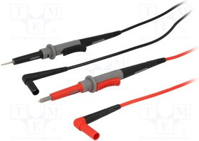 AX-TLS-007S, Комплект измерительных проводов, Iном: 10А, Дл: 1м