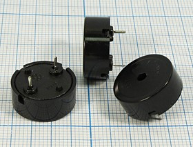 Звонок пьезоэлектрический 17x 8мм, 1~30В, частота 4.0кГц; зп 17x 8\1~30\\ 4,0\2P10\KPT-G1740BP\KEPO