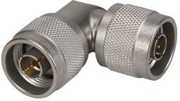 52_N-50-0-4/133_UE, RF Adapter, Left Angled, N Plug - N Plug, 50Ohm