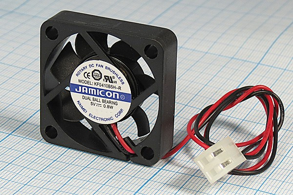 KF0410B5H-R, вентилятор 5В 40х40х10мм подшипник качения