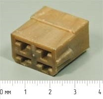 Кожух для клемм, колодка для 4 клемм; №1109 клемма кожух гн 6,4x0,8\\4H \\\пл [20580