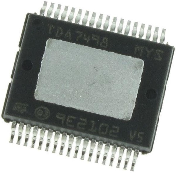 TDA7498MVTR, Audio Amp Speaker 1-CH Mono 100W Class-D 36-Pin PowerSSO EP T/R TDA7498MVTR, Audio Amp Speaker 1-CH Mono 100W Class-D 36-Pin PowerSSO EP T/R