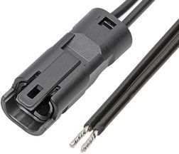 215313-1023, Rectangular Cable Assemblies MizuP25 P-S 2CKT 600mm Sn