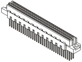09037966421, 09 03 96 Way 2.54mm Pitch, Type C Class C2, 3 Row, Straight DIN 41612 Connector, Socket