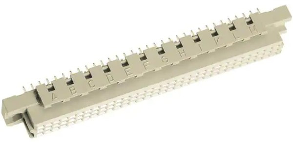 09037966421, 09 03 96 Way 2.54mm Pitch, Type C Class C2, 3 Row, Straight DIN 41612 Connector, Socket