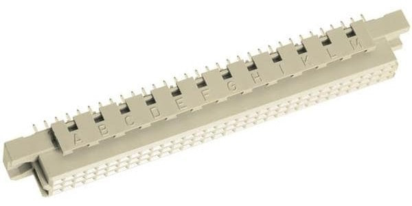 09037966421, 09 03 96 Way 2.54mm Pitch, Type C Class C2, 3 Row, Straight DIN 41612 Connector, Socket