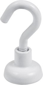 Крючок на неодимовом магните Е16 (М4), белый