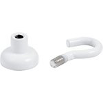 Крючок на неодимовом магните Е16 (М4), белый