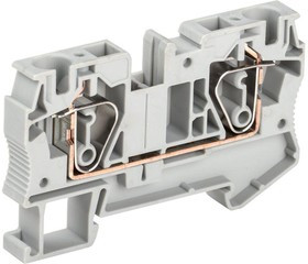 YZN11-006-K03, Клемма пружинная КПИ 2в-6 57А серый