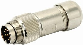 C091 31H107 102 4, Circular DIN Connectors 7 POS SOLDER W 8-10, 5MM CABLE DIA