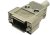 XM2S-0921, XM2S Series Right Angle D Sub Backshell, 9 Way, Strain Relief