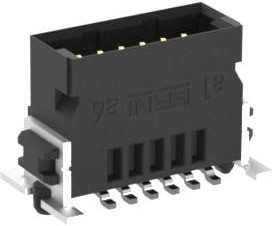 244854-E, Board to Board &amp; Mezzanine Connectors 12-PIN,VERTICAL,SMT