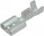 2-160256-2, Quick Disconnect Terminal 13-17AWG Brass RCP 19mm Tin T/R